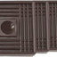 Almohadillas antideslizante para muebles 2x2pulg marrones 4uds
