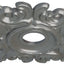 Medallón techo Crawley 18x18pulg color plata