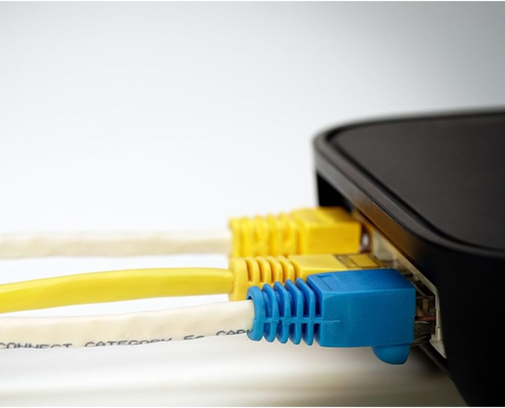Botas RJ45 de plástico alivio tensión 100 ud