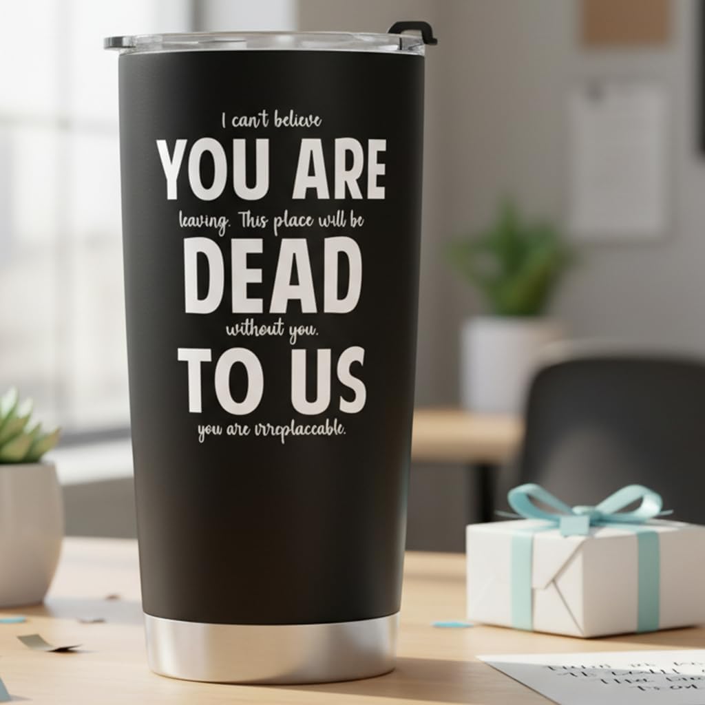 Vaso 20oz regalo despedida compañero trabajo