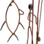 Figurilla pescador metal decoración oficina
