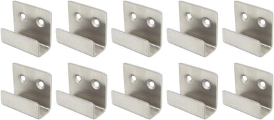 Ganchos planos J acero inox soporte azulejos cerámica