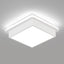 Lámpara techo LED cuadrada 6000K para pasillo dormitorio