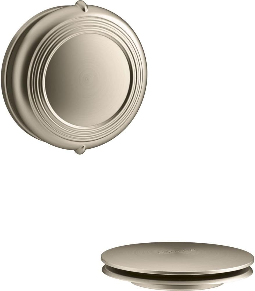 Tapacubos baño PureFlo con mango giratorio bronce cepillado