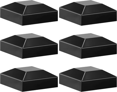 Tapas aluminio postes valla 2x2pulg color negro ajuste a presión