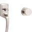 Set manija cerrojo puerta Kwikset níquel satinado