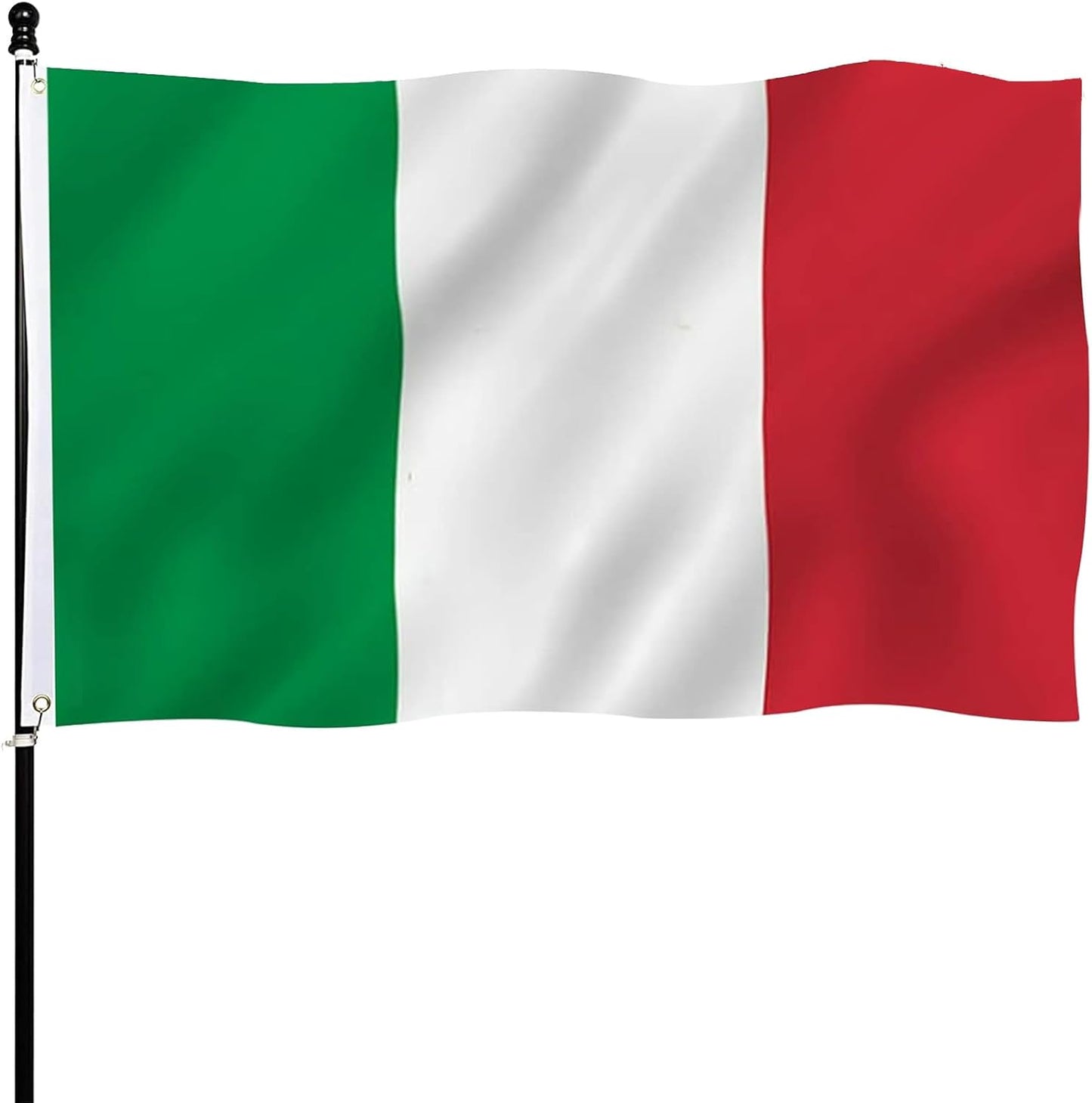 Banderas Italia 3x5 doble cara tela nylon 210D