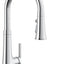 Grifo cocina extraíble con pulverizador cromo pulido