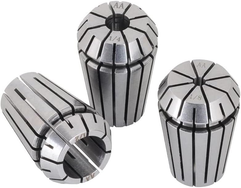 Set 3 Pinzas Resorte ER20 1/2-1/8pulg para CNC