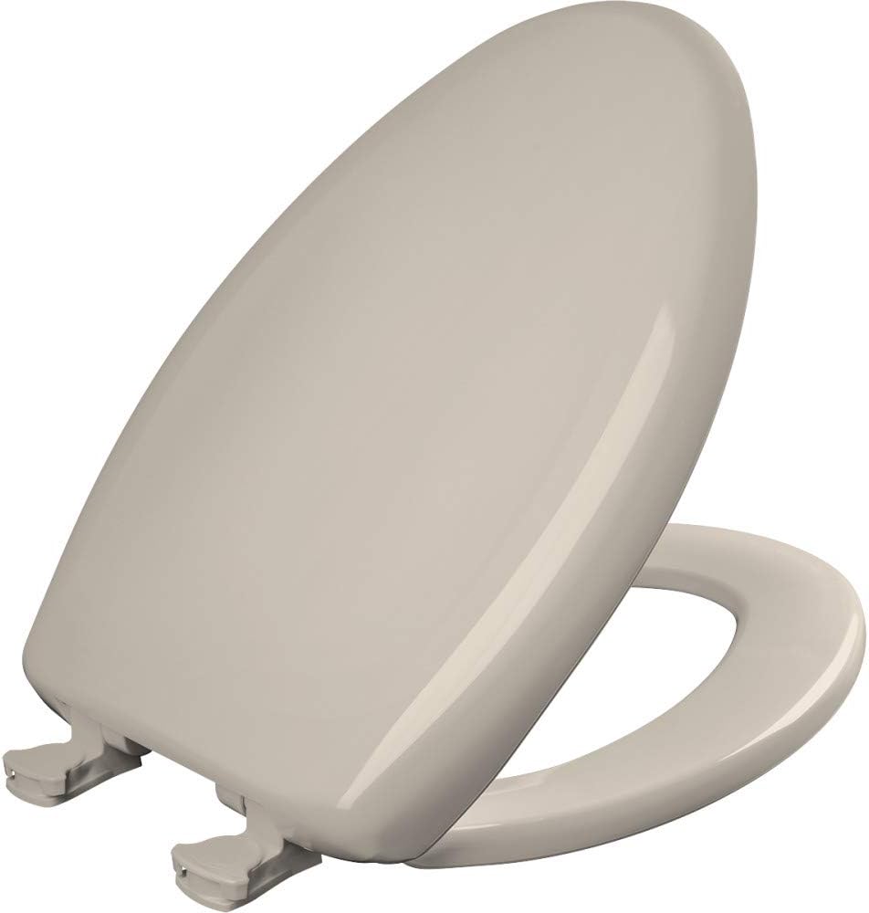 Asiento inodoro cierre lento plástico duradero color rubor