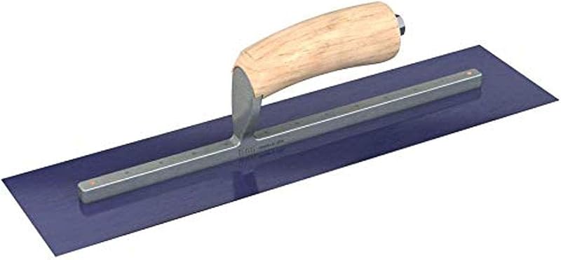 Llana Acabado Steel City Cuadrada Acero Azul 18x4" Madera
