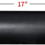 Punta escape acero inox 2.5x4x17" negra