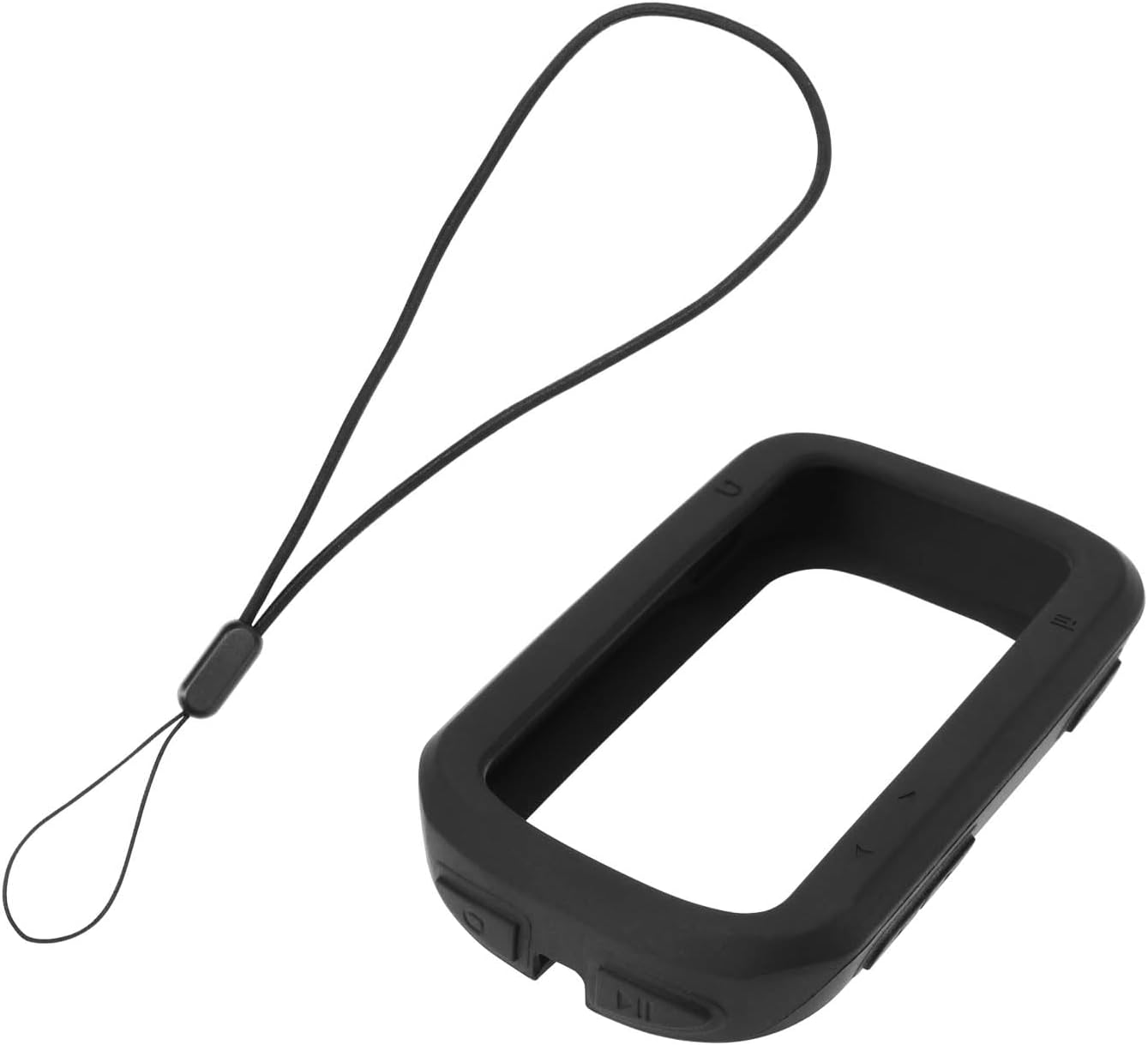 Funda silicona para GPS bicicleta negro