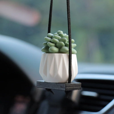 Espejo colgante cactus resina para automóvil