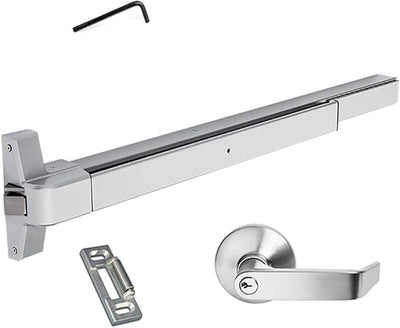 Dispositivo salida pánico barra aluminio palanca exterior