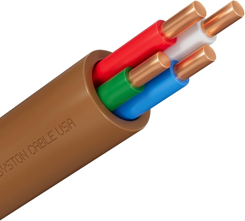 Cable control calefacción timbre puerta cobre CL3R/FT4 UL