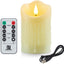 Velas LED sin llama recargable con control remoto 3x5