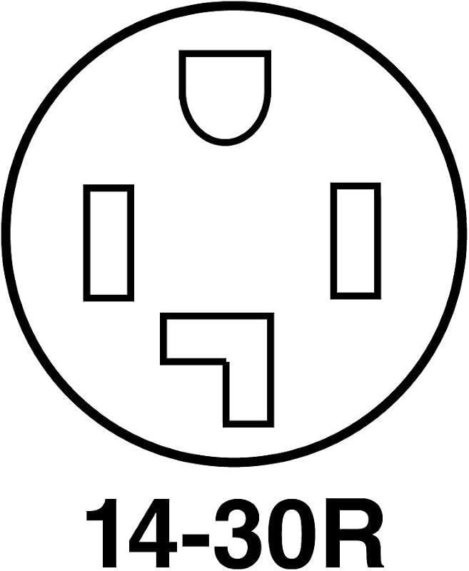 Toma salida Legrand 3801CC6 30A 250V dos polos tres cables