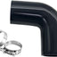 Acoplador codo 90grados manguera silicona 4capas turbo