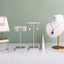 Soporte metal forma T para aretes y joyas expositor