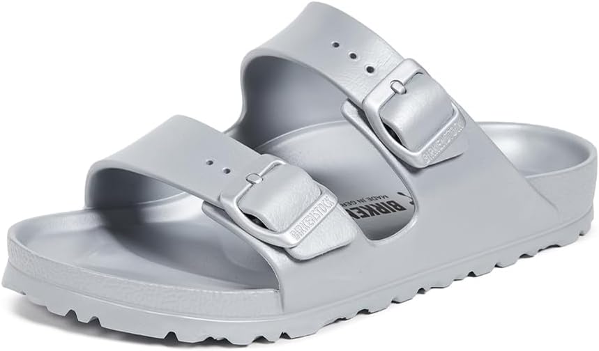 Sandalias Birkenstock hombre plateado 8-8.5