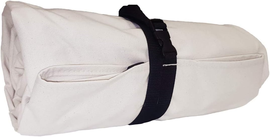 Rollo cama lona algodón 15oz estilo vaquero con cremalleras