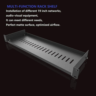 Estante 1U para servidores 152mm ventilación rack 19pulg