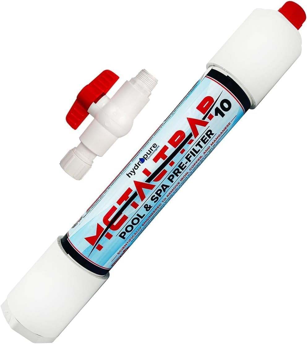 Prefiltro spa 10000gal agua ciudad y pozo elimina hierro