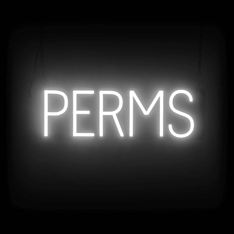Letrero neón LED para peluquería 20.9x6.3"