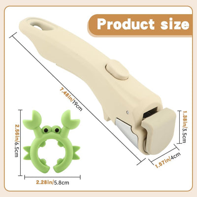Asas extraíbles para ollas sartenes 7.5pulg color beige