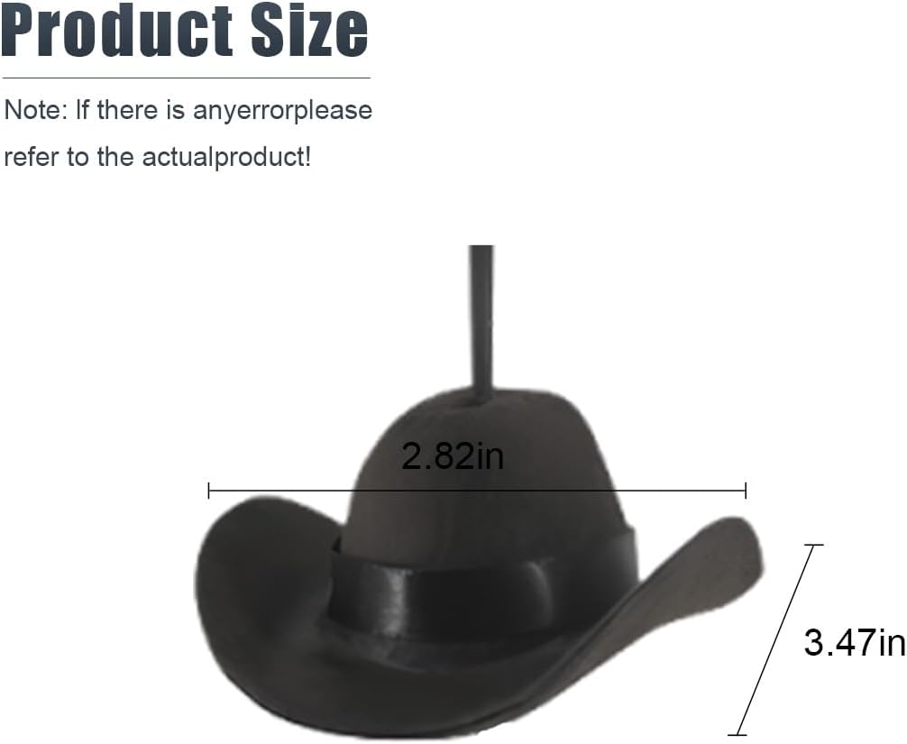 Sombrero vaquero colgante para espejo coche