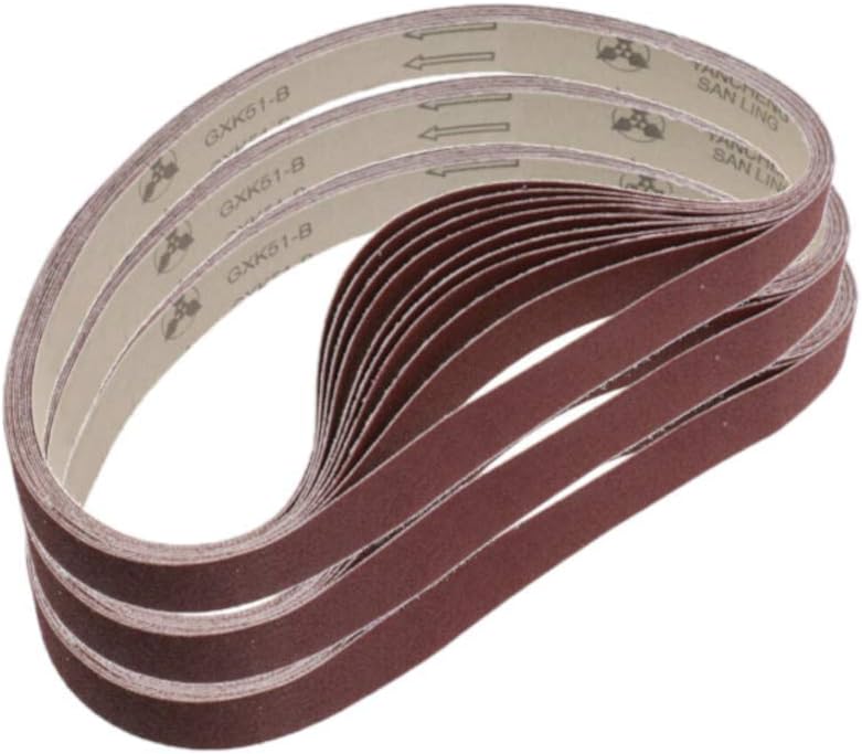 Cinturones lijado 1x30 pulg granos 320-1000 paquete 15