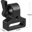 Adaptador abrazadera varilla 0.591pulg rosca 1/4-20 perilla negra
