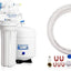 Sistema ósmosis inversa 90 GPD kit 3 pzas blanco