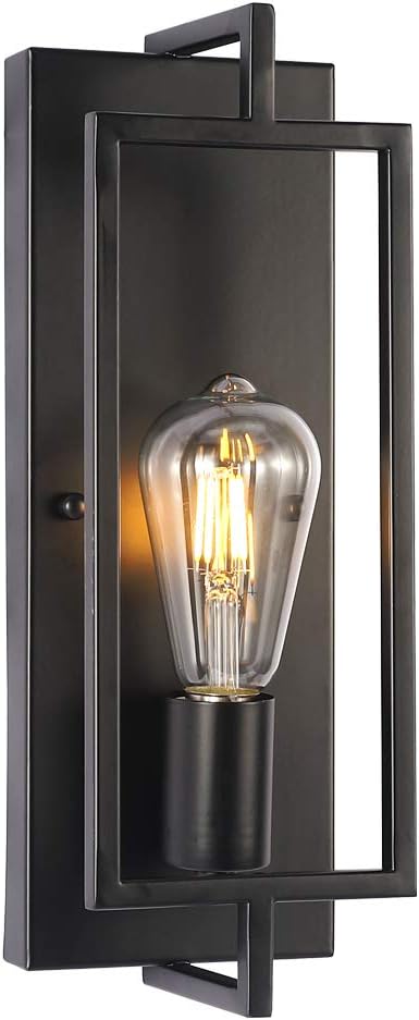 Lámpara pared baño moderna industrial solo luz