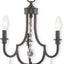 Candelabro English Bronze 3 Luces Mini Glendale