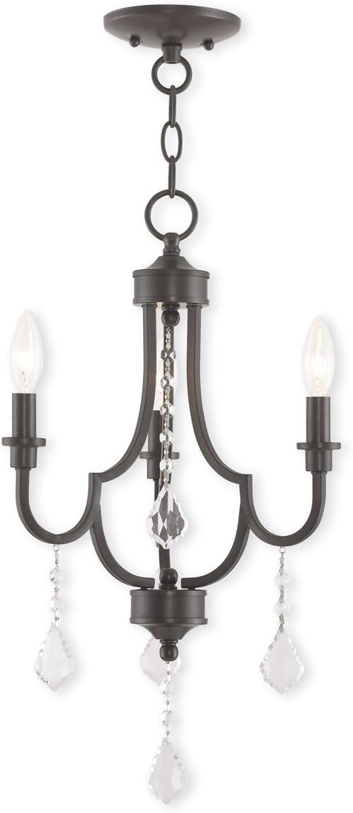 Candelabro English Bronze 3 Luces Mini Glendale