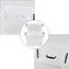Caja almacenamiento 6qt plástico tapa transparente pack 2