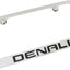Marco matrícula metal cromado Denali