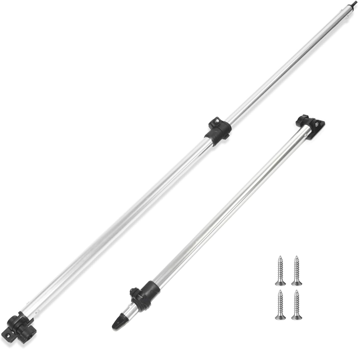 Postes soporte trasero ajustable 3 y 4 arcos aluminio