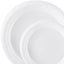 Platos plásticos blancos 9 pulg set 400