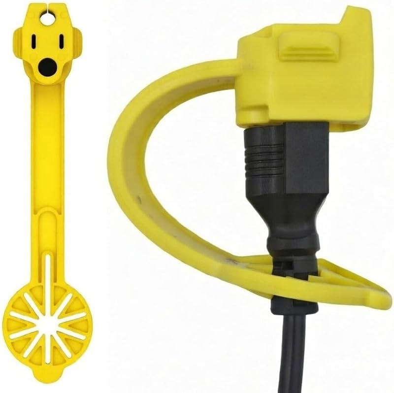 Cubierta enchufe exterior impermeable 120V 3 clavijas