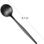 Set 4 Cucharas Acero Inox 5.1pulg Satinada Negra