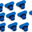 Kit tapones drenaje motor colector azul nailon 10 Uds