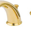 Grifo lavabo victoriano 8pulg latón pulido