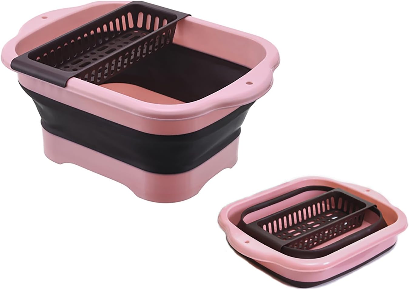 Palangana plegable 11L con tapón drenaje multiuso exteriores