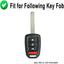 Funda llavero Honda Accord Civic CR-V sin llaves verde