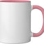 Taza Cerámica para Roller Coaster Rosa/Blanca