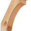 Rodillera aserrada cedro rojo occidental 4x16x24"