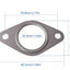 2 Juntas Turbocompresor Acero Inox para TIAL 1.378pulg